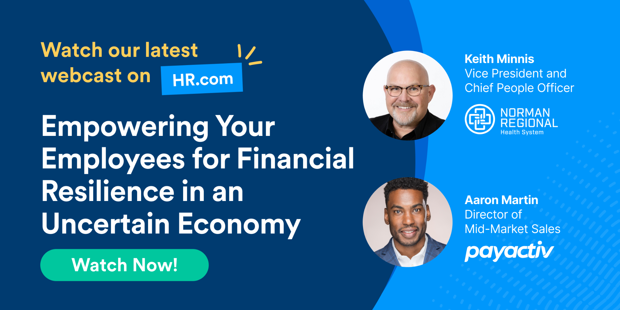 Payactiv webcast ad.